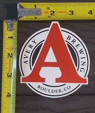 AVERY Brewing Co Vinyl Sticker ~NEW Craft Beer Brew Brewery Logo Decal~ picture
