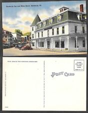 Old Vermont Postcard - Hardwick - Hardwick Inn and Main Street Scene picture