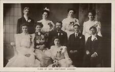 Craftsbury VT Vermont Class of 1904  - c1910 Real Photo Postcard picture