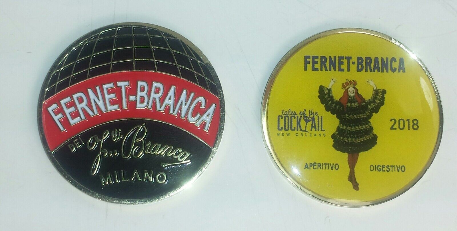 NEW 2018 Fernet Branca Challenge Coin - Tales of the Cocktail NEW ORLEANS RARE