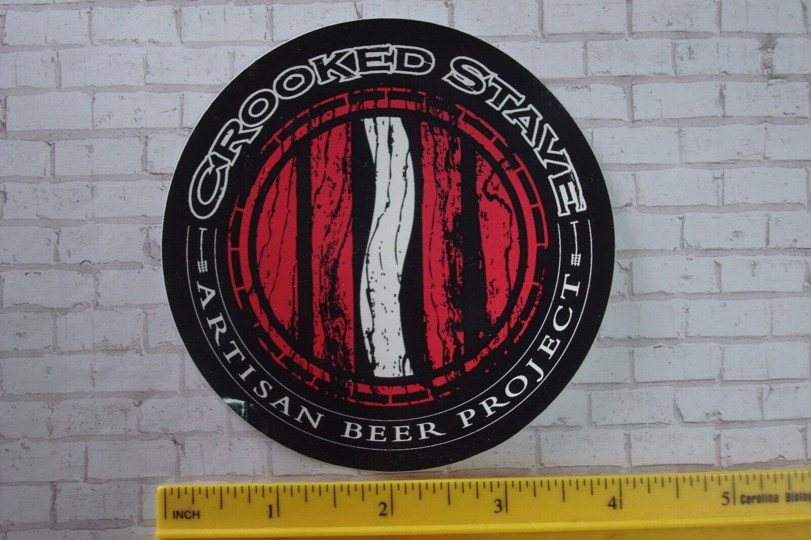 Beer STICKER ~ CROOKED STAVE Brewing Co Artisan Beer Project - Denver, COLORADO