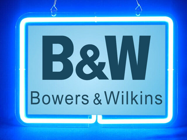 B&W Bowers & Wilkins (Pattern 2) Music DJ Hub Bar Shop Advertising Neon Sign