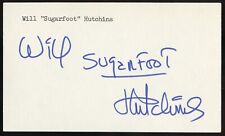 Will Hutchins signed autograph auto 3x5 card Tom Brewster on Sugarfoot R667 picture