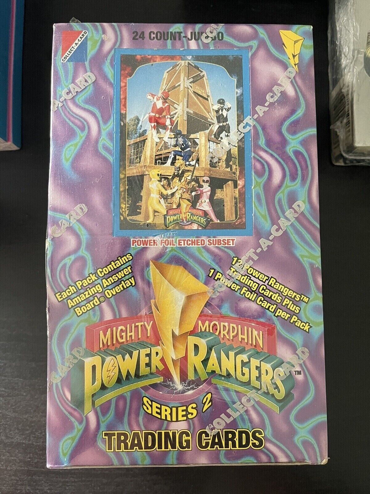 1994 MIGHTY MORPHIN POWER RANGERS SERIES 2 TRADING CARD BOX