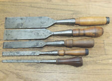 D. R. BARTON ROCHESTER NY 1832 SOCKET FIRMER CHISEL LOT-ANTIQUE HAND TOOL picture