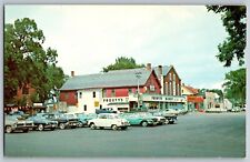 Swanton, Vermont VT - The Shopping Center Area - Vintage Postcard - Unposted picture