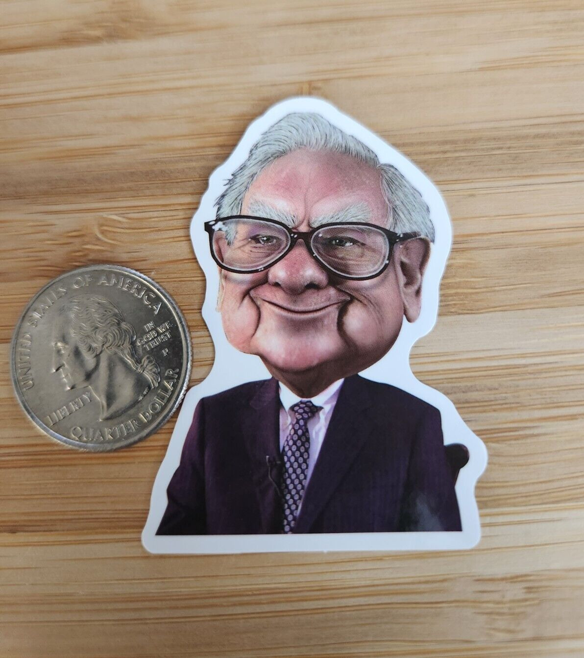 Warren Buffett STICKER Berkshire Hathaway Sticker Finances Financial Advisor