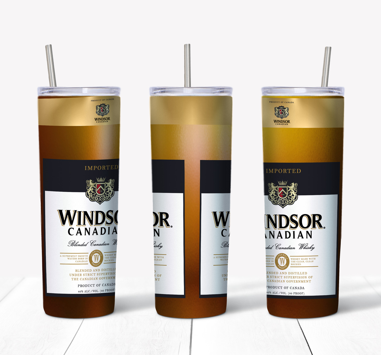 Windsor Canadian Whisky Bottle 20 Oz Tumbler