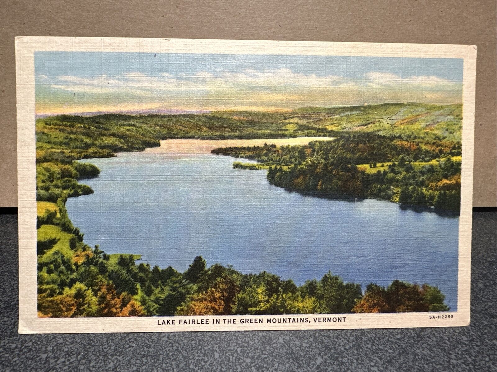 Lake Fairlee  green mountains, Vermont Postcard