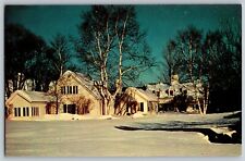 Craftsbury Common, Vermont VT - Minden Cottage in Winter - Vintage Postcard picture