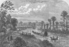 HOLLOWAY. Highgate, from Upper Holloway (From Chatelain, 1745). London c1880 picture