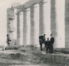 #095 Gentlemen Men in Greece Acropolis of Athens Abstract Architecture PHOTO ORG picture
