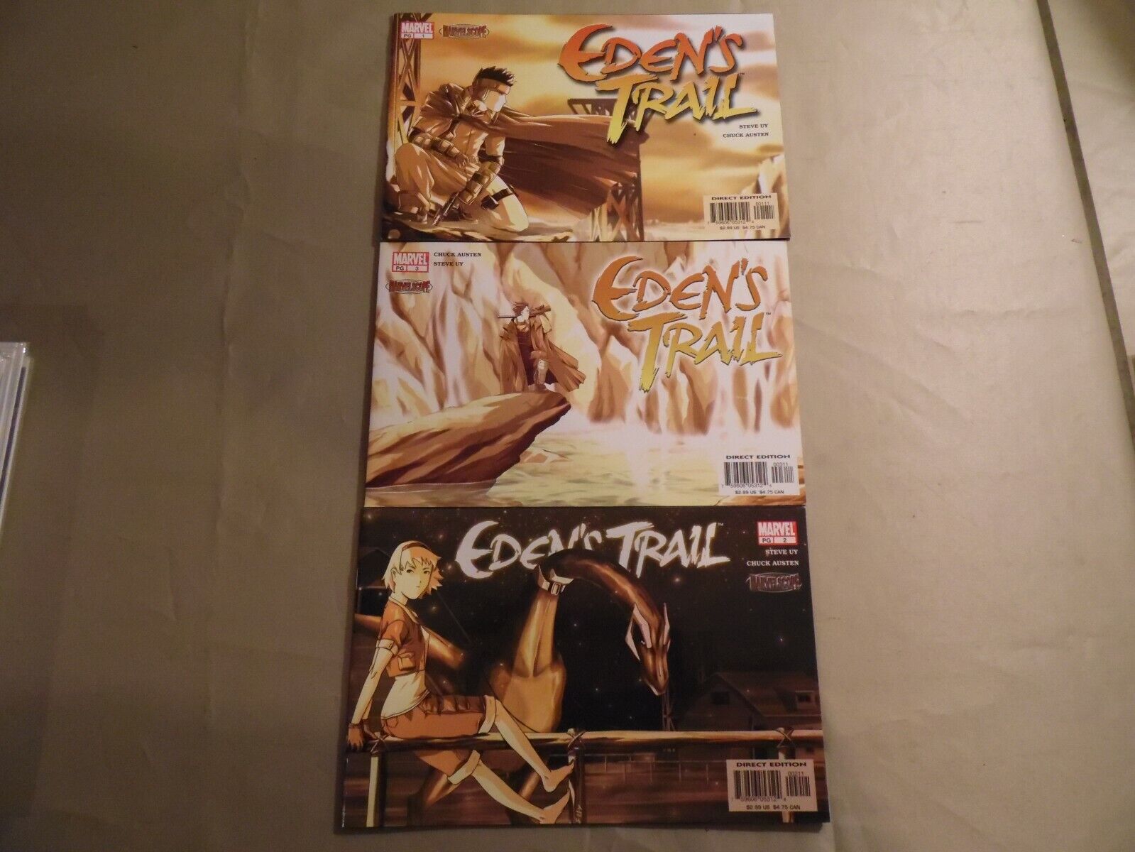 Eden's Trail #1-3 (Marvel 2003) Free Domestic Shipping