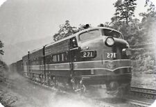 RDG reading railroad F-7 A-B-A  271 action mounted negative picture