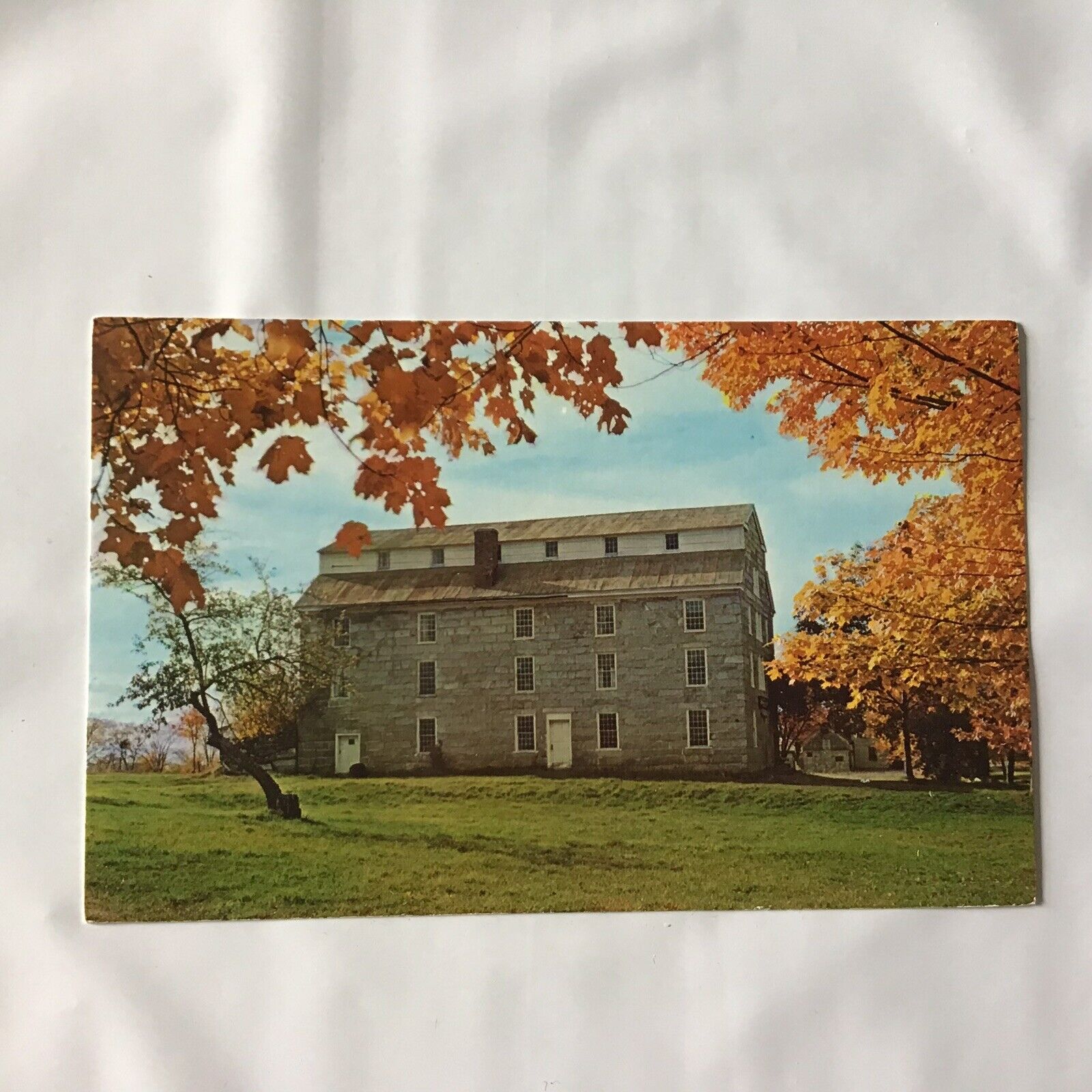The Old Stone House Brownington Vermont Unposted Postcard 