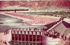 large crowd gathered at HEAD GATES OF IRRIGATION CANAL, near RENO, NEVADA picture