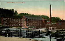Andover Massachusetts MA Stevens Mills Factory c1910 Vintage Postcard picture