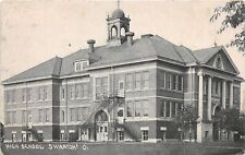 J63/ Swanton Ohio Postcard c1910 High School Building 243 picture