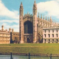 King's College Cambridge England Postcard J. Salmon Cameracolour Coat Of Arms picture