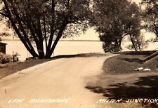 1930s MILTON JUNCTION WISCONSIN LAKE KOSHKONONG PHOTO RPPC POSTCARD  43-139 picture