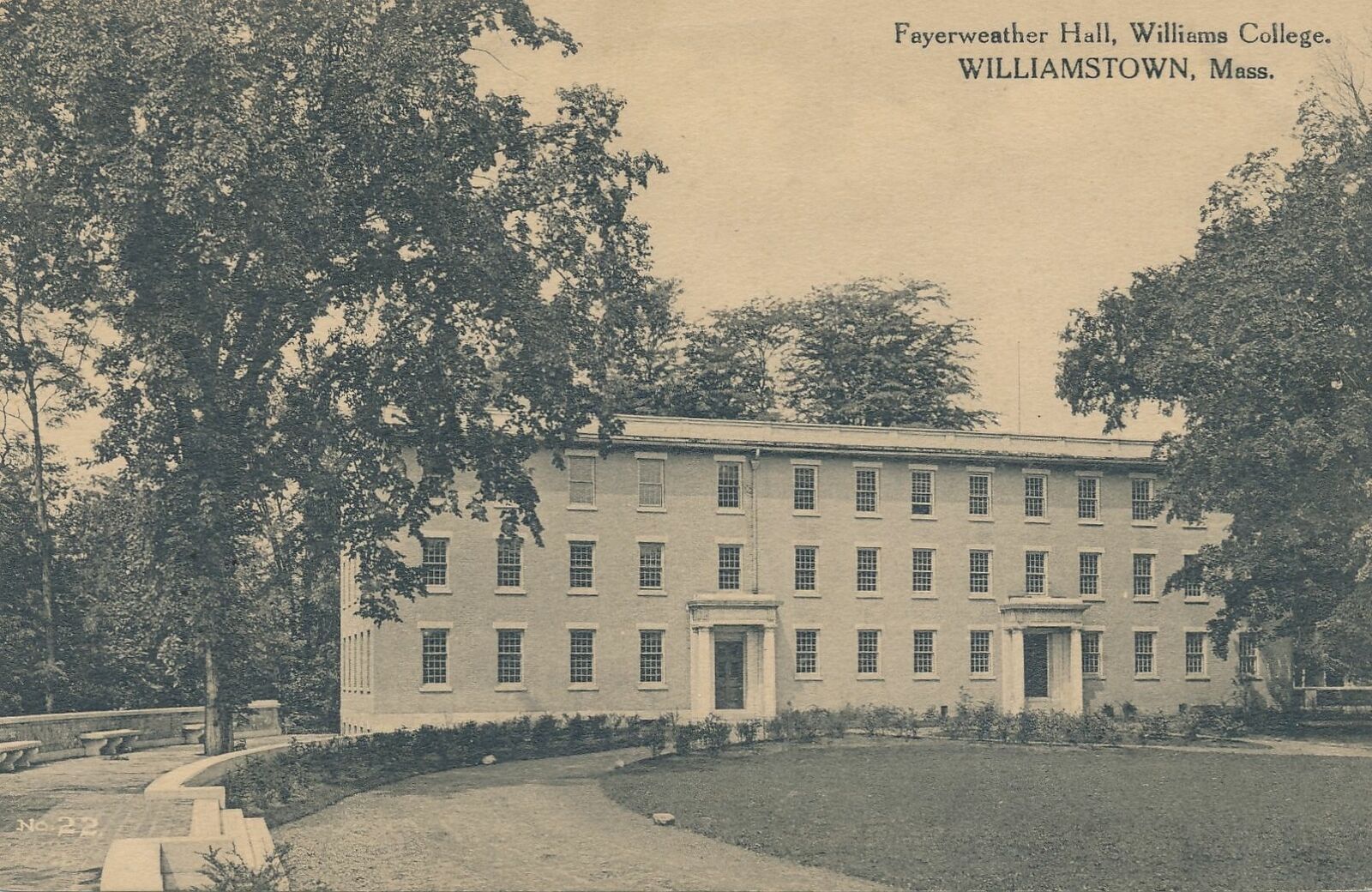 WILLIAMSTOWN MA - Williams College Fayerweather Hall