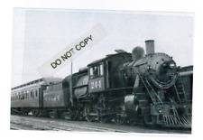1941 Photograph New York Ontario Western Railroad Train Engine 244 Middletown NY picture