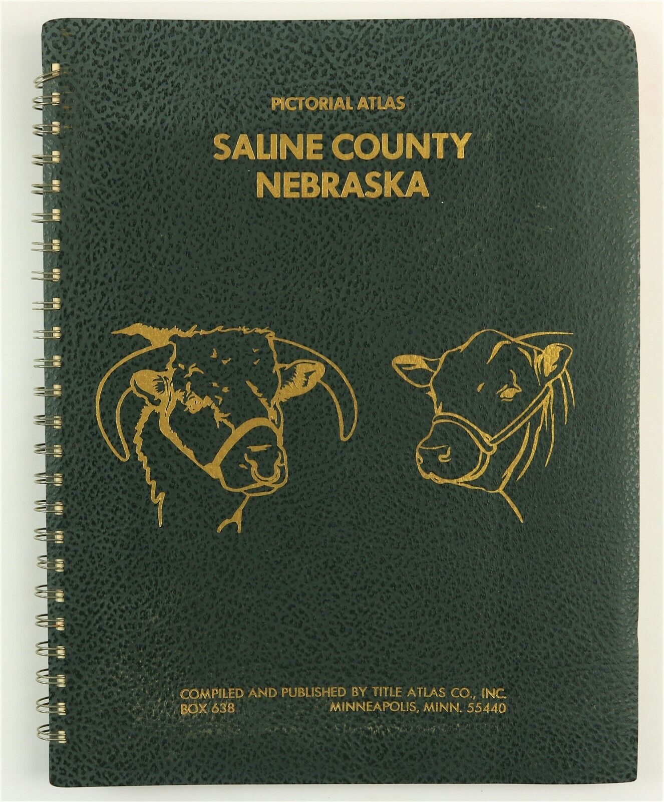 Saline County, Nebraska Crete Wilber Friend Tobias Swanton NE 1986 Atlas
