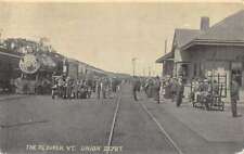 Alburgh Vermont Union Depot Train Station Vintage Postcard AA29560 picture