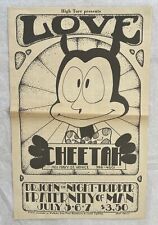 1968 LoVe, Dr. John, Fraternity Of Man, CHEETAH CLUB Venice Ca, Poster Type Ad picture