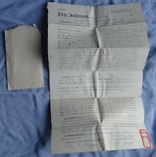 1889 Lease Issac W & Henry M Hutchins Worcester Bellerica MA George Yapp picture