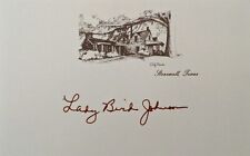 Lady Bird Johnson Autograph picture