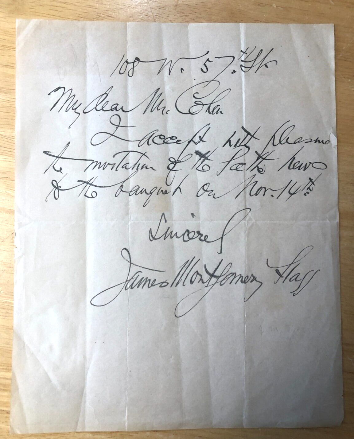 James Montgomery Flagg Uncle Sam Artist Signed Letter Autograph + Illustrations