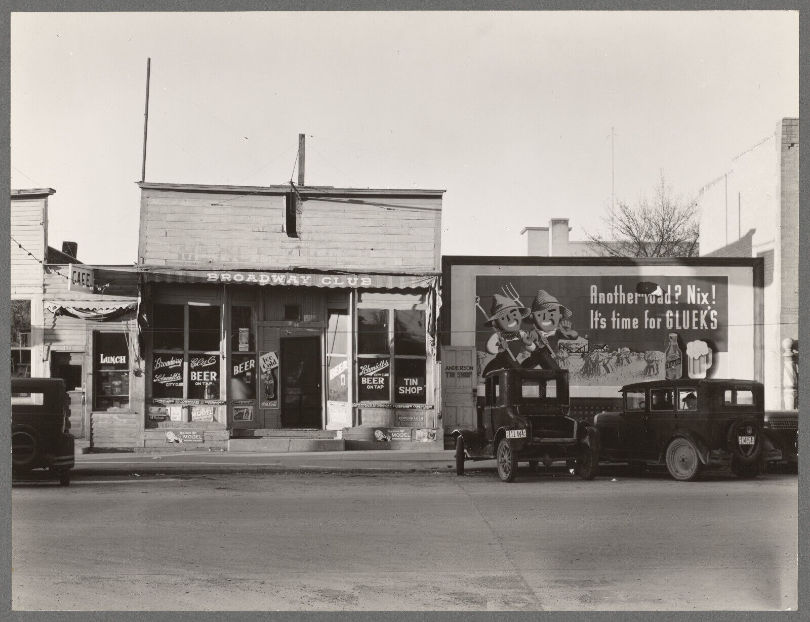 Old 8X10 Photo, 1930\'s Street scene, Williston, North Dakota 58080538