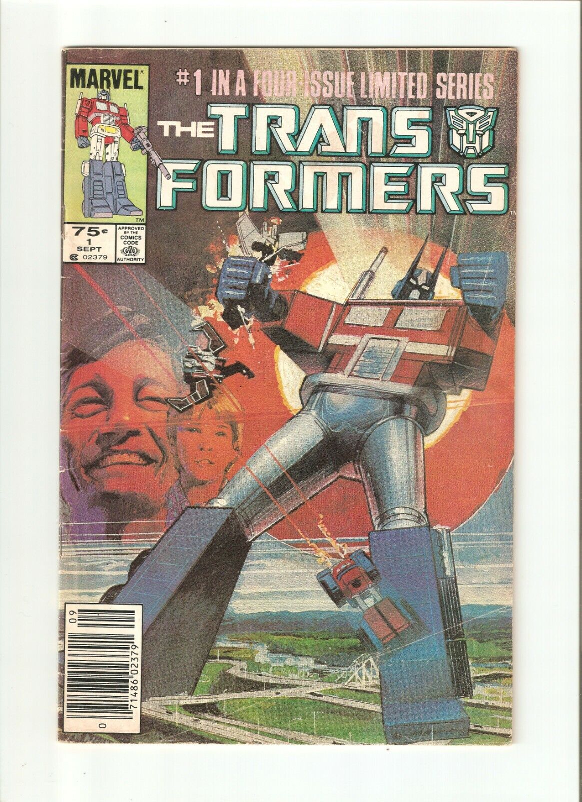 Transformers #1 Newsstand, Lower Grade