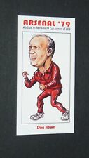 PHILIP NEILL CARD FOOTBALL 2009 ARSENAL GUNNERS FA CUP 1979 DON HOWE HIGHBURY picture