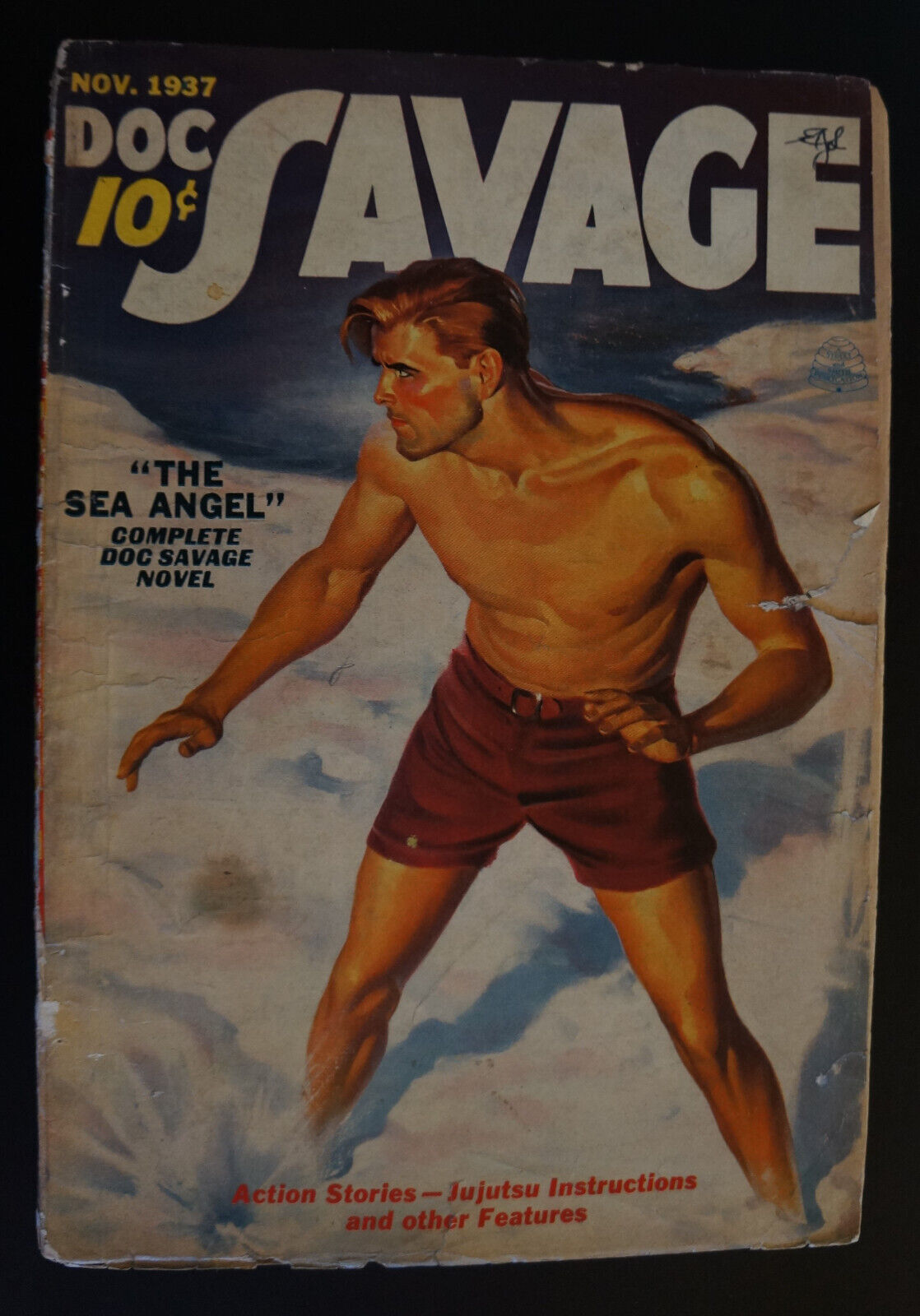 Doc Savage Pulp Magazine November 1937 The Sea Angel