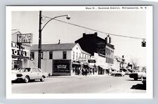 Williamsville NY-New York, Main Street, Main Business District, Vintage Postcard picture