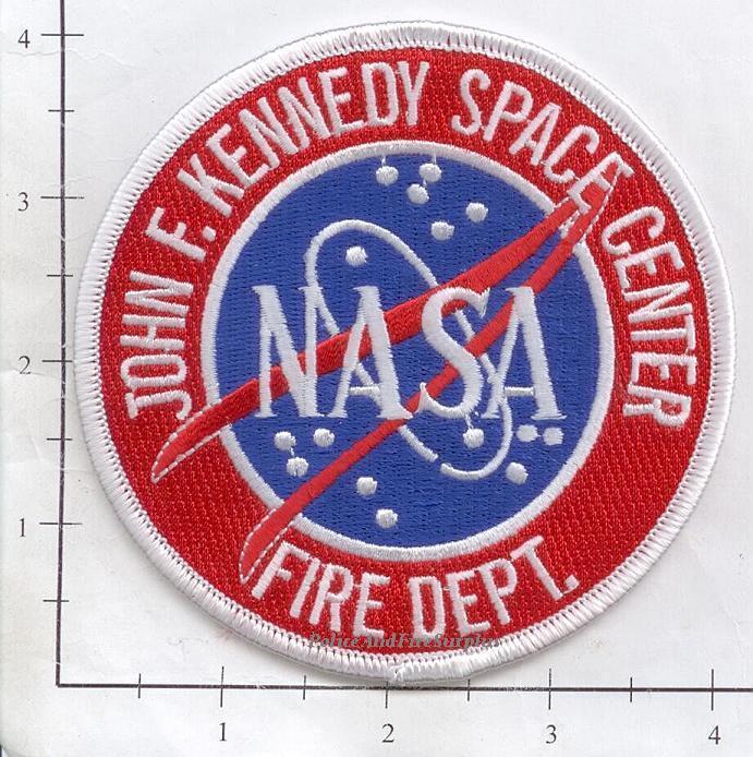 Florida - NASA John F Kennedy Space Center FL Fire Rescue Fire Dept Patch v2