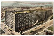 VINTAGE POSTCARD 1920s Chicago Montgomery Ward & Co Store Largest In America ￼ picture