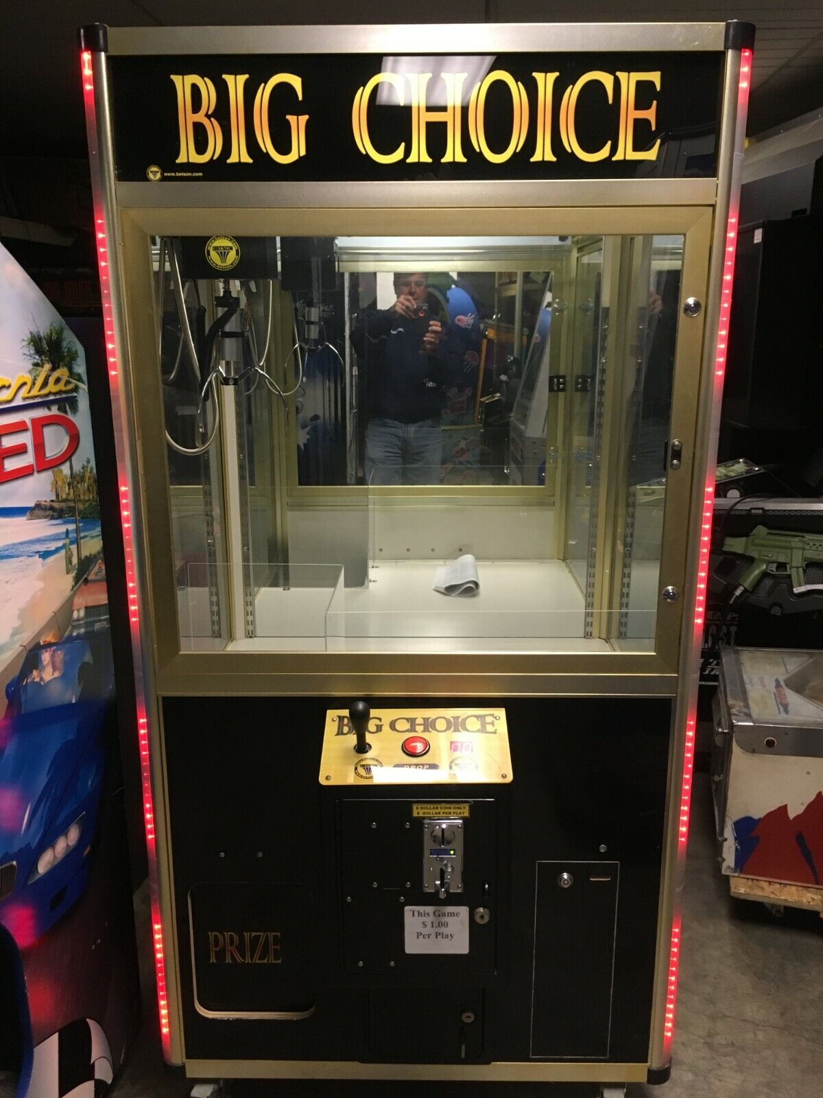 Big Choice Crane –By Betson -Arcade Machine