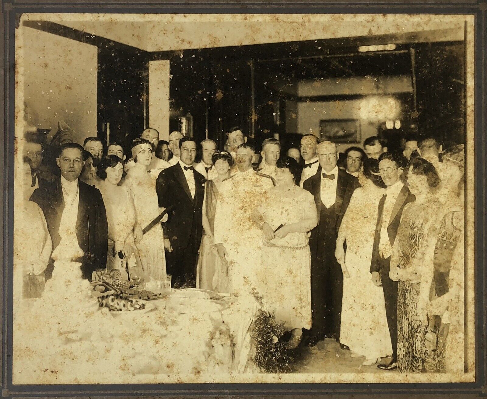  Photo Inaguration Party Giorgetti Mansion Politics Wealhty Puerto Rico 1920s