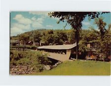 Postcard Covered Bridge Taftsville Vermont USA picture