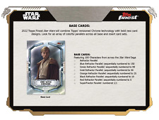 2022 Topps Finest Star Wars - Pick Your Card - UP TO 66% OFF picture