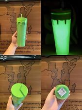 Presale Starbucks Halloween 2023 Slime Green Glow in the Dark 24oz Tumbler Cup🔥 picture