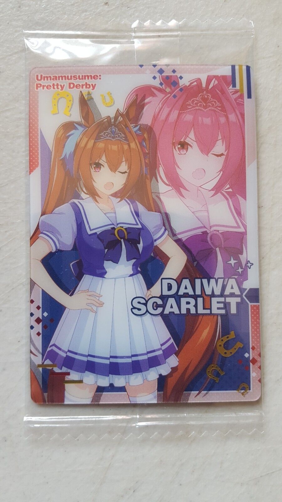 Bandai Wafer Card - Uma Musume: Pretty Derby - Daiwa Scarlet