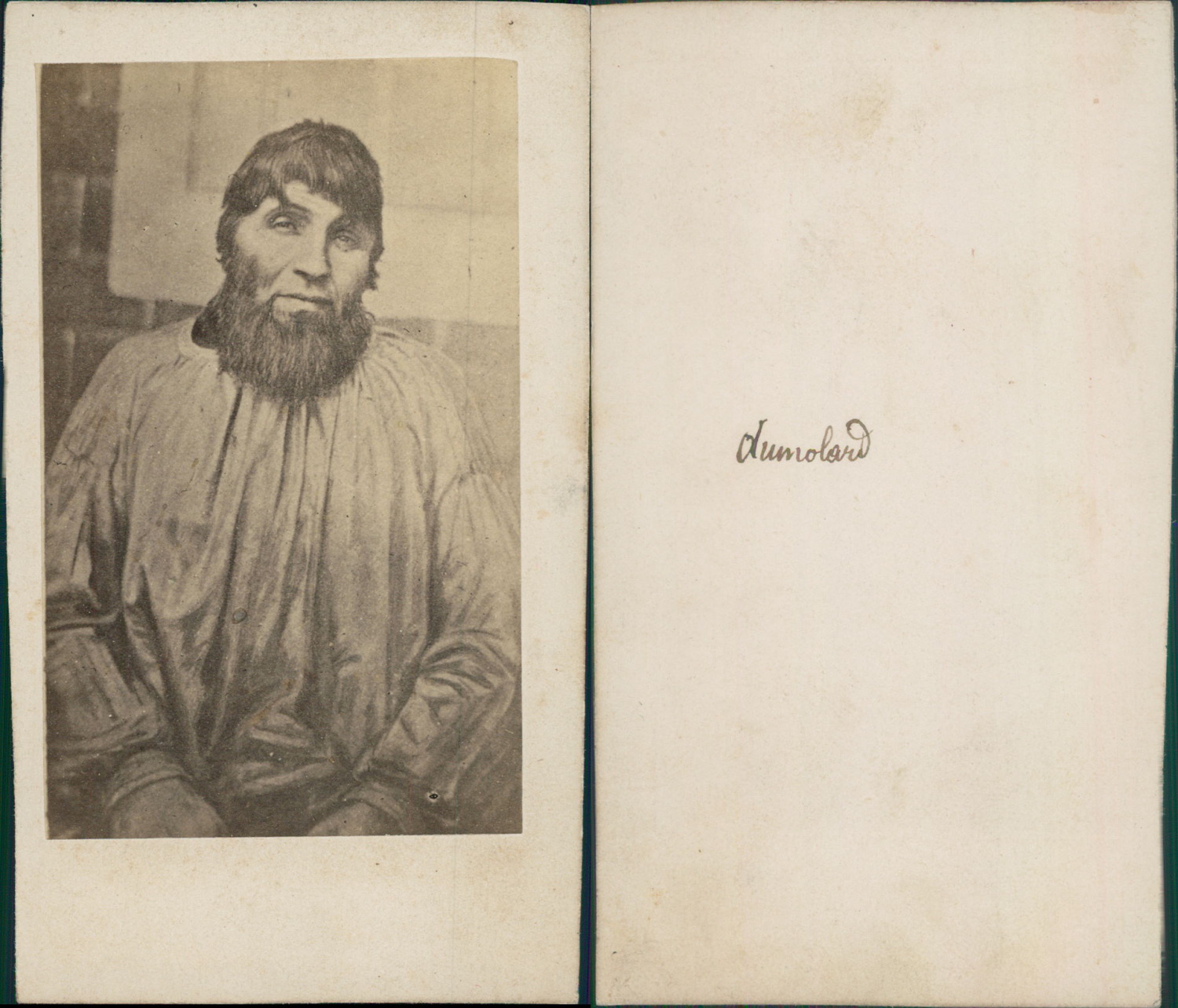 Martin Dumollard, Daily and Criminal, 1862 Vintage Albumen CDV. Martin Dum