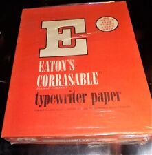 Vtg Eatons Corrasable Bond Light Weight Typewriter Paper 8.5