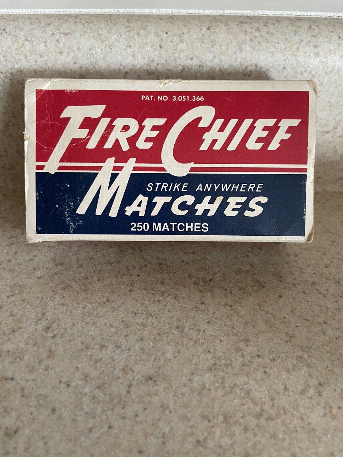 Vtg FIRE CHIEF Safety Kitchen MATCHE Box FAMOUS AMERICANS Harriet Beecher Stowe