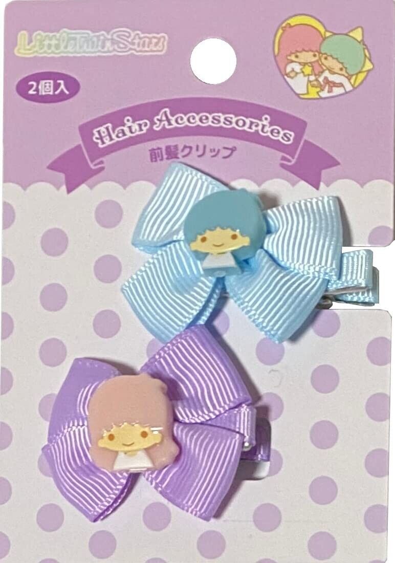 Sanrio Little Twin Stars Hair Clip Barrette Pin 2pc Cute Kawaii Women Girls