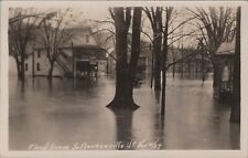 Jeffersonville, VT RPPC of 1927 flood, Lamoille/Cambridge Vermont Photo Postcard picture